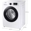 Lave linge hublot SAMSUNG WW11BGA046AE